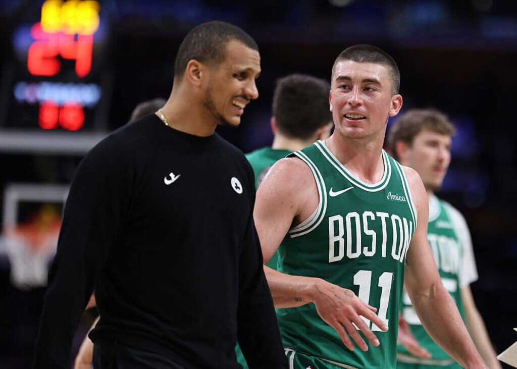 Joe Mazzulla appreciates Giannis’ praise but credits players: ‘I think it starts there’