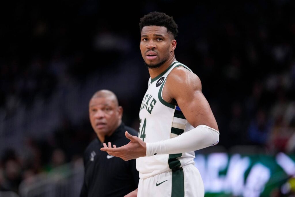 Giannis Antetokounmpo says Bucks telling him to sit out while healthy ‘a slap in the face’
