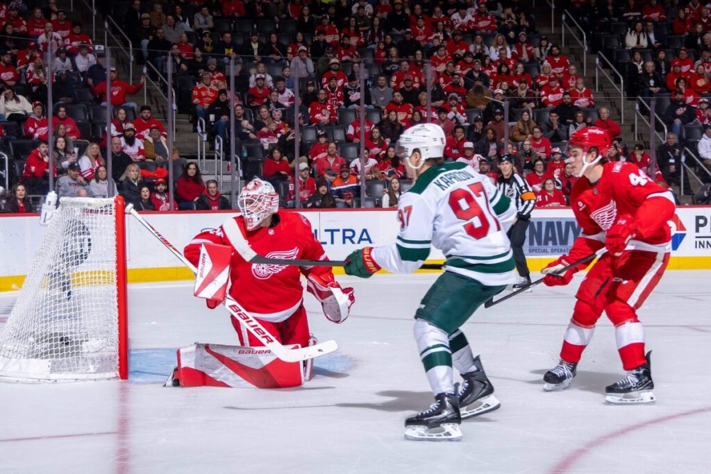 Red Wings trying to tune out noise with five games left: ‘Not six feet under yet’