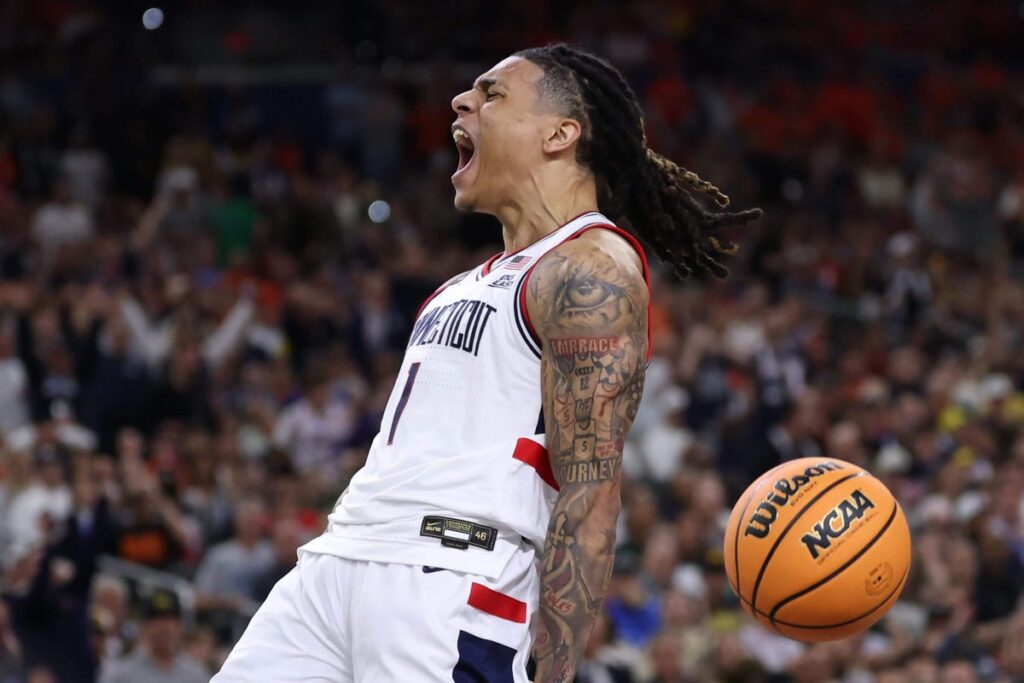 First look at UConn vs. Michigan in the men’s basketball national championship game