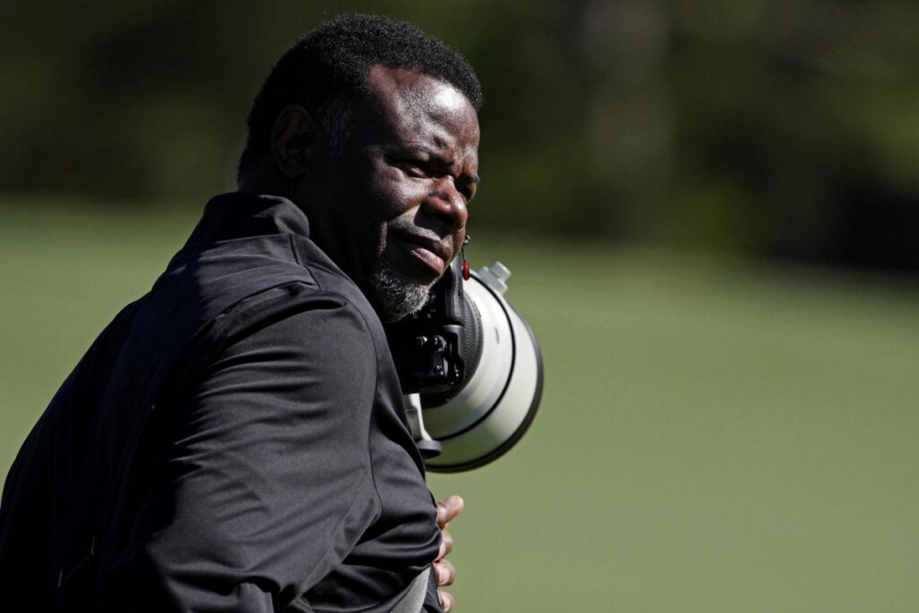 What Ken Griffey Jr. found in the lens at the Masters