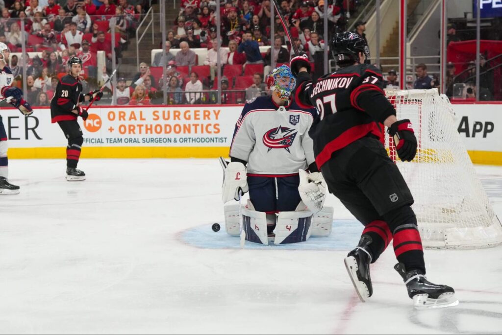 Soft and slow Blue Jackets get destroyed by Hurricanes, knocked out of playoff spot